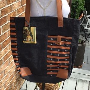 Ninja Girl Obsidian Collection Canvas Bag NWT
